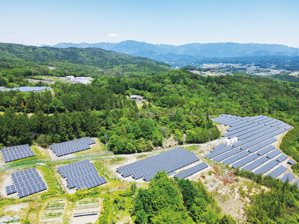 写真1：岐阜県中津川市にて稼働済太陽光発電所を取得いたしました。